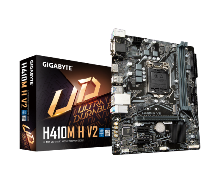 לוח אם אינטל דור 10 Gigabyte H410M H V2 1.7 Micro-ATX LGA1200